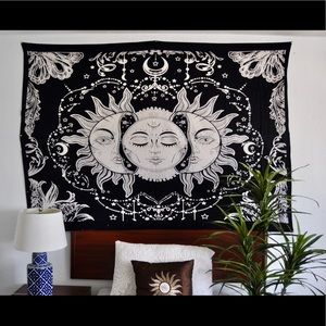 Moon tapestry, wall decor
